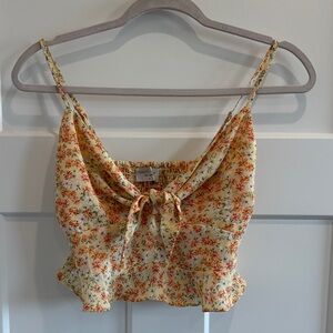 Dress Forum Sunlit Floral Crop Top